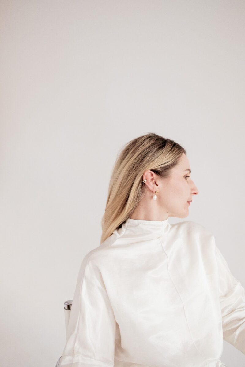 Silk/Linen Clothing Set - White - Image 2