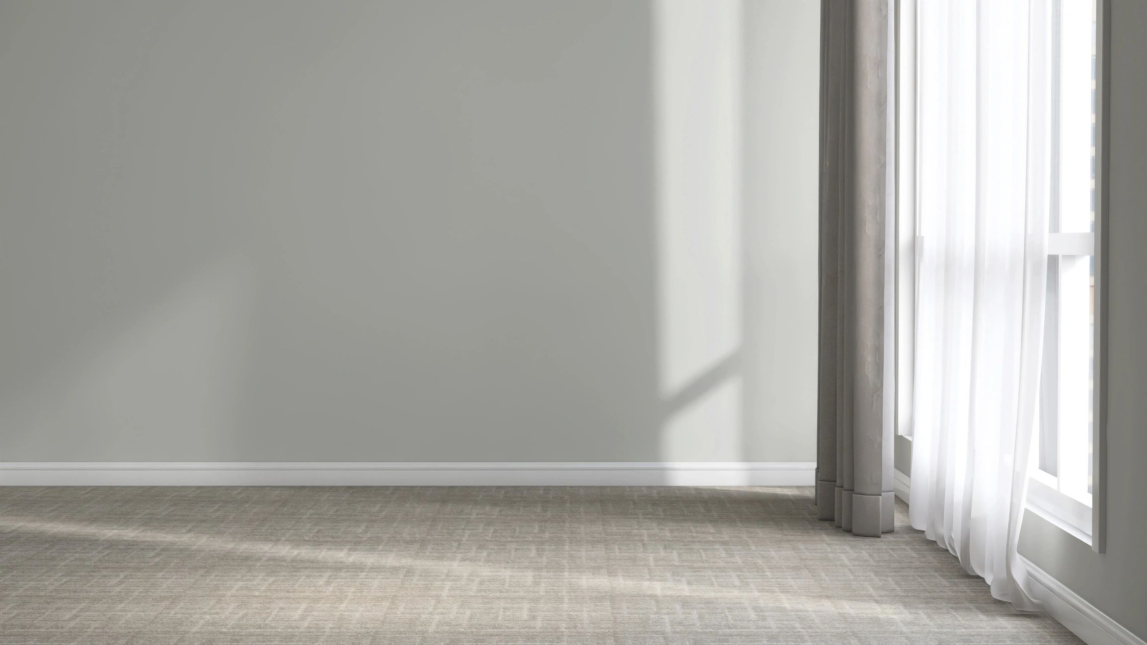 Minimal neutral interior background with soft light