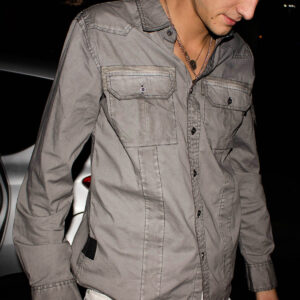 ZIMEGO Men's Stretch Flex Slim Color Washed Vintage Rugged Fashion Button Shirts